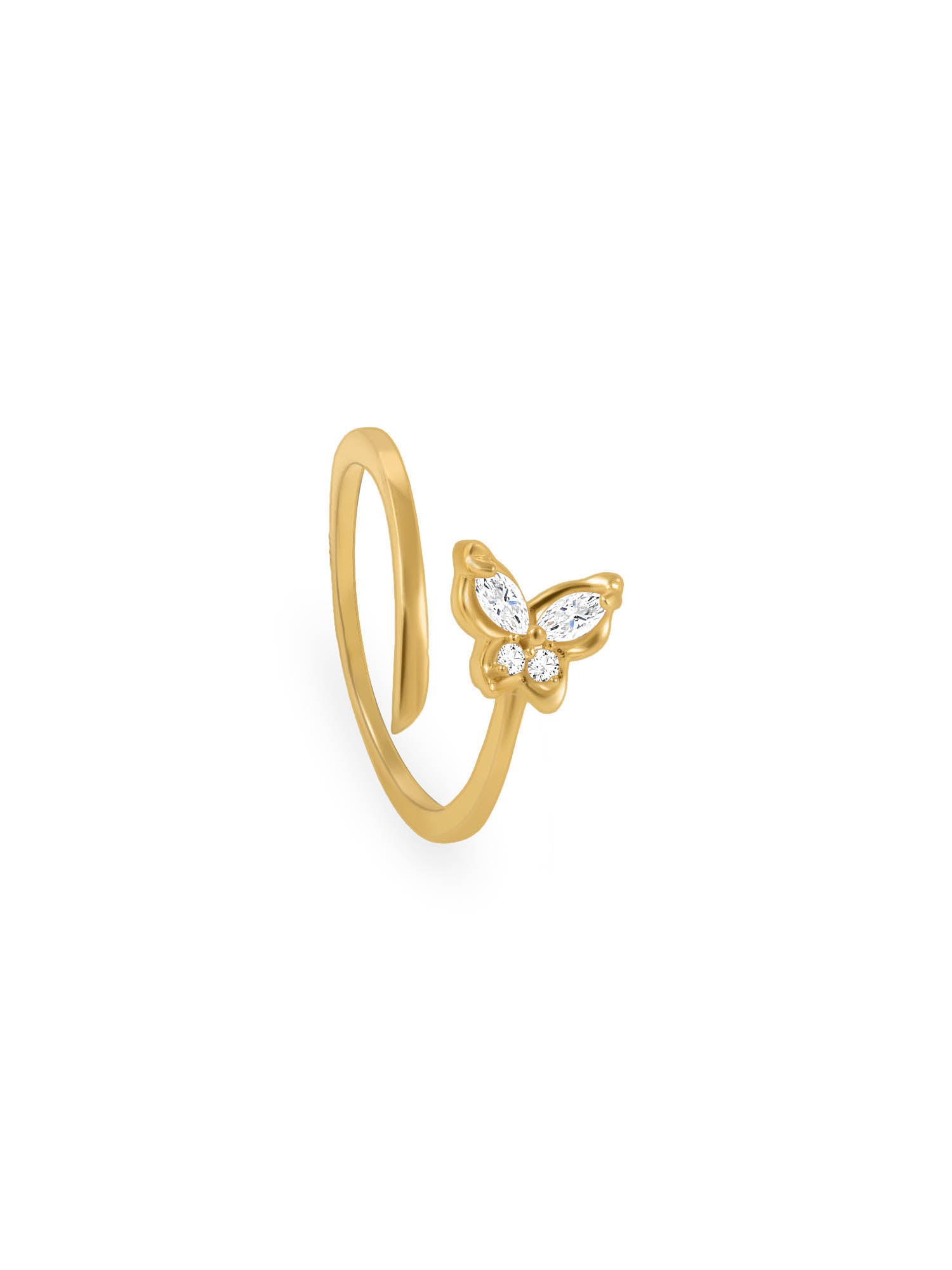 Golden Flutter Ring