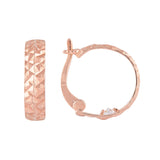 Rose Gold Dance of Symmetry Hoops (Earrings)
