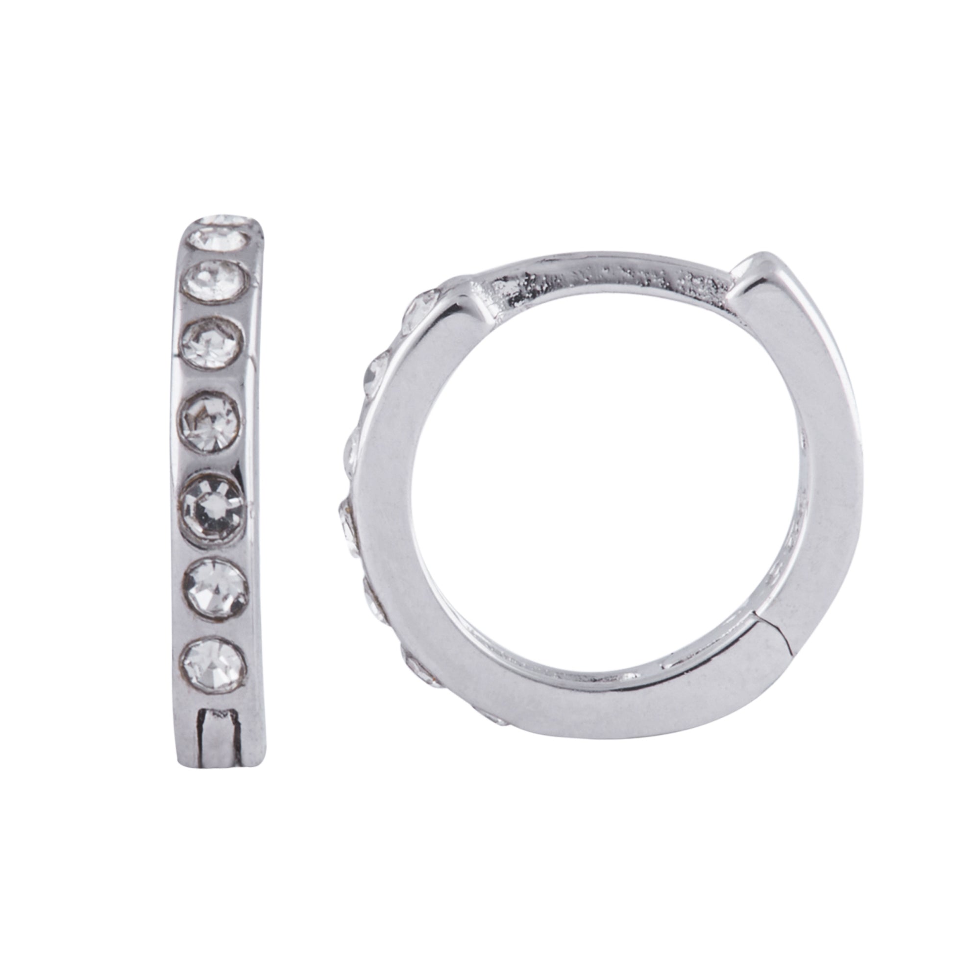 Silver Classic Zircon Balii (Earrings)