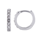 Silver Classic Zircon Balii (Earrings)