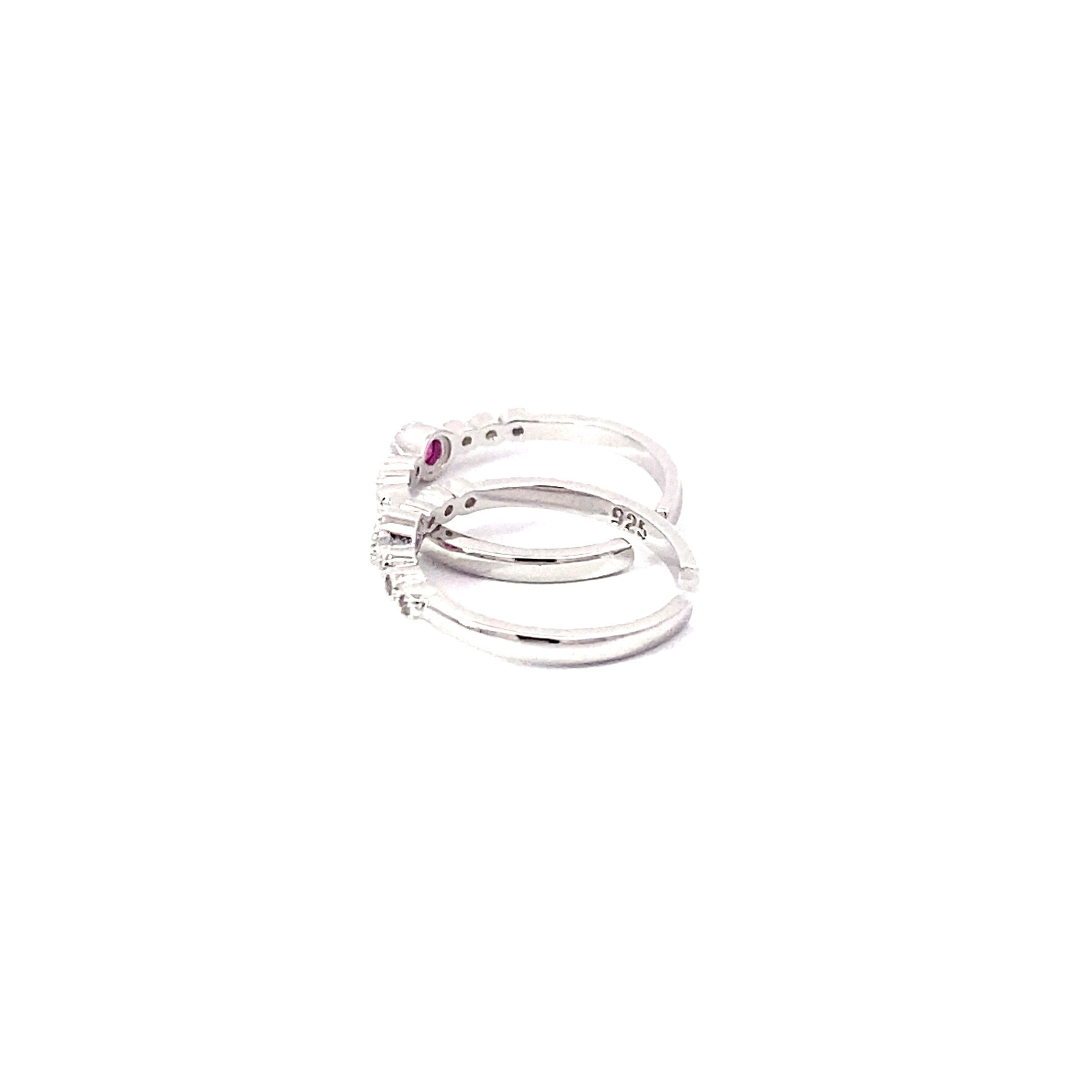 Dots of Love Silver Toe Ring