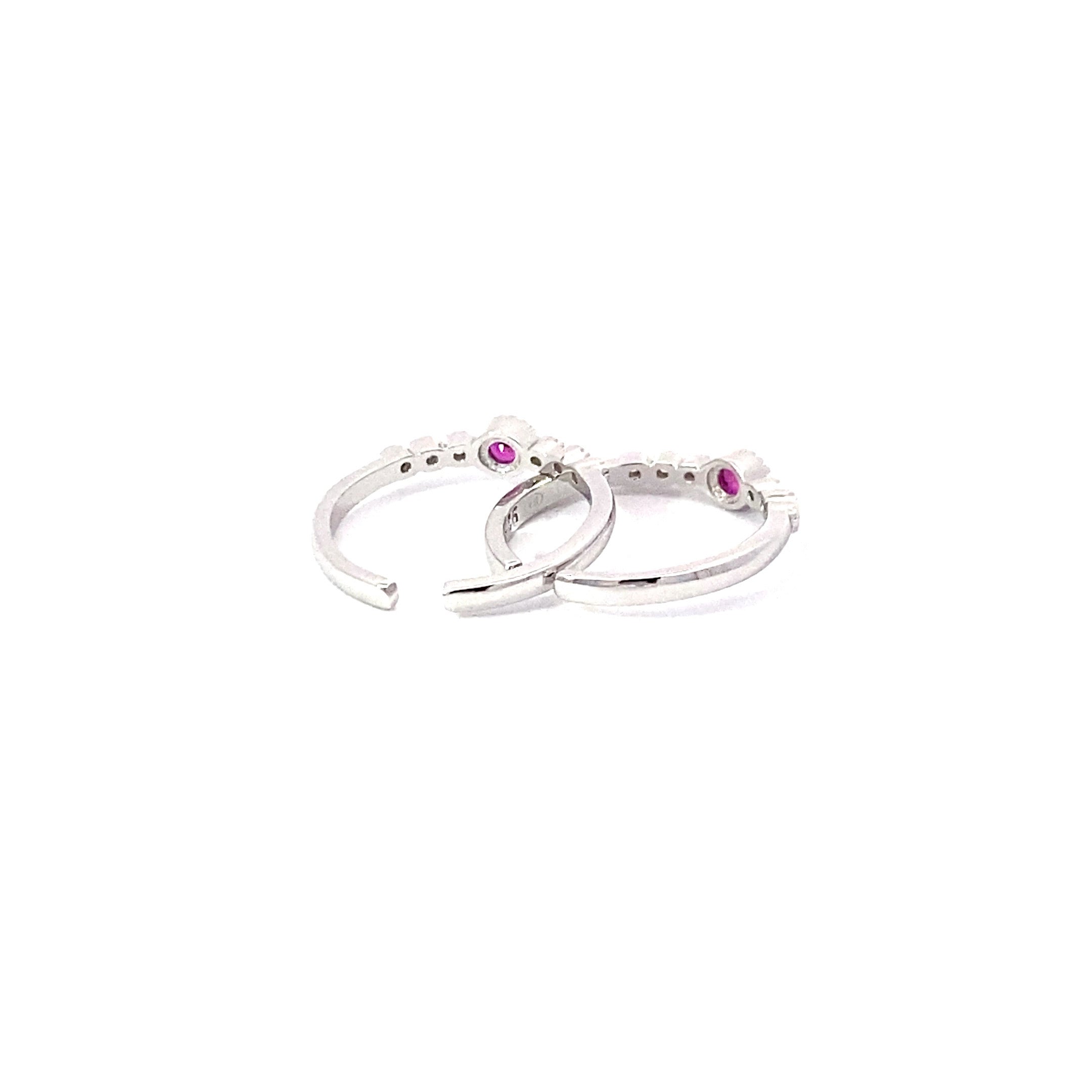 Dots of Love Silver Toe Ring