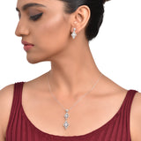 Diamond Danglers Necklace Set