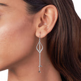 Silver Marine Life Zircon Earrings Dhanaza