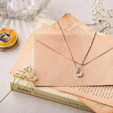 Silver Ring 'Half Full' Necklace Dhanaza