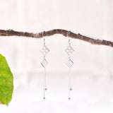 Silver Wind Chime Earrings Dhanaza