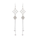 Silver Wind Chime Earrings Dhanaza