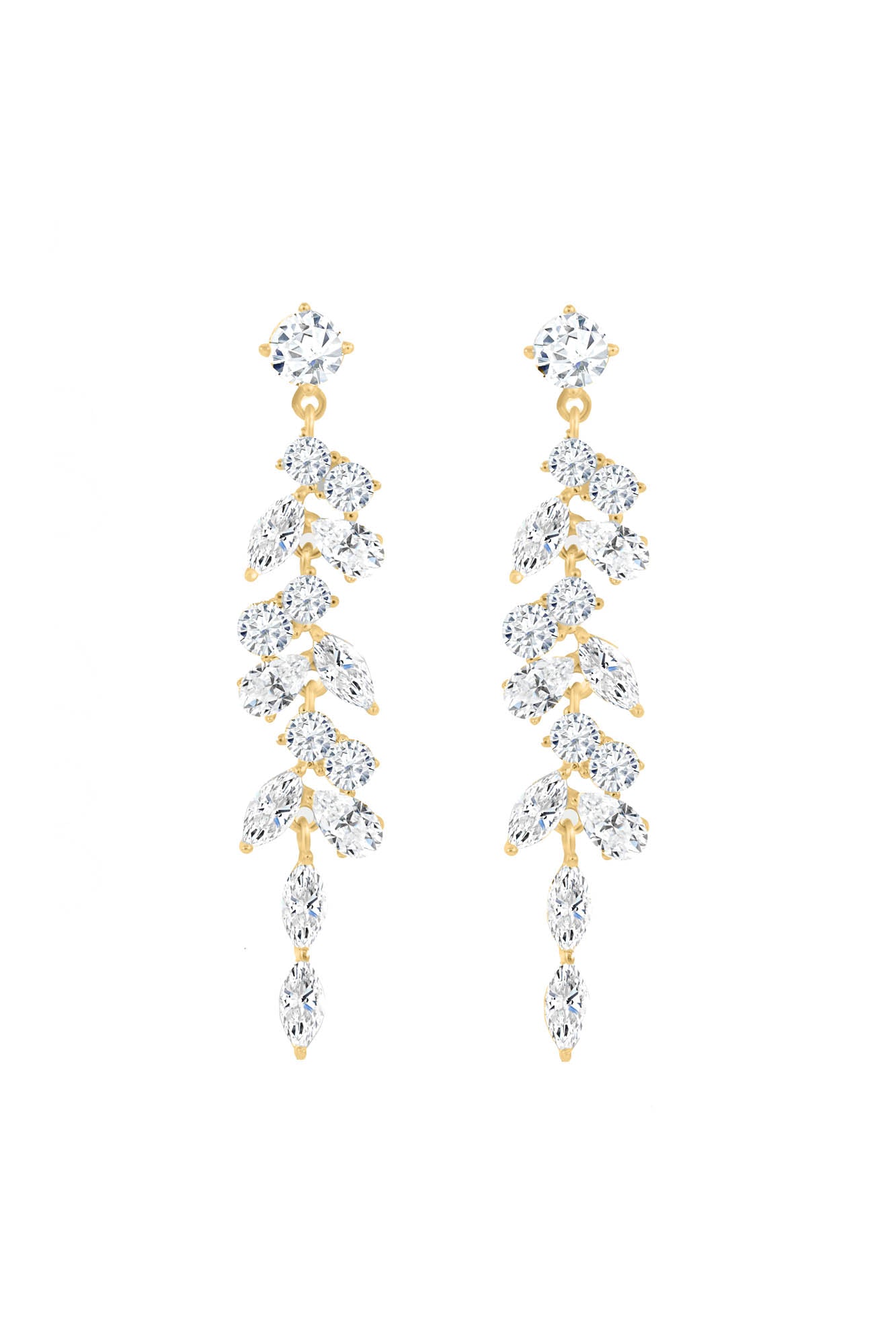 Crystal Cascade Earrings - Drama Jewelry