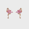 Pink Flamingo Studs