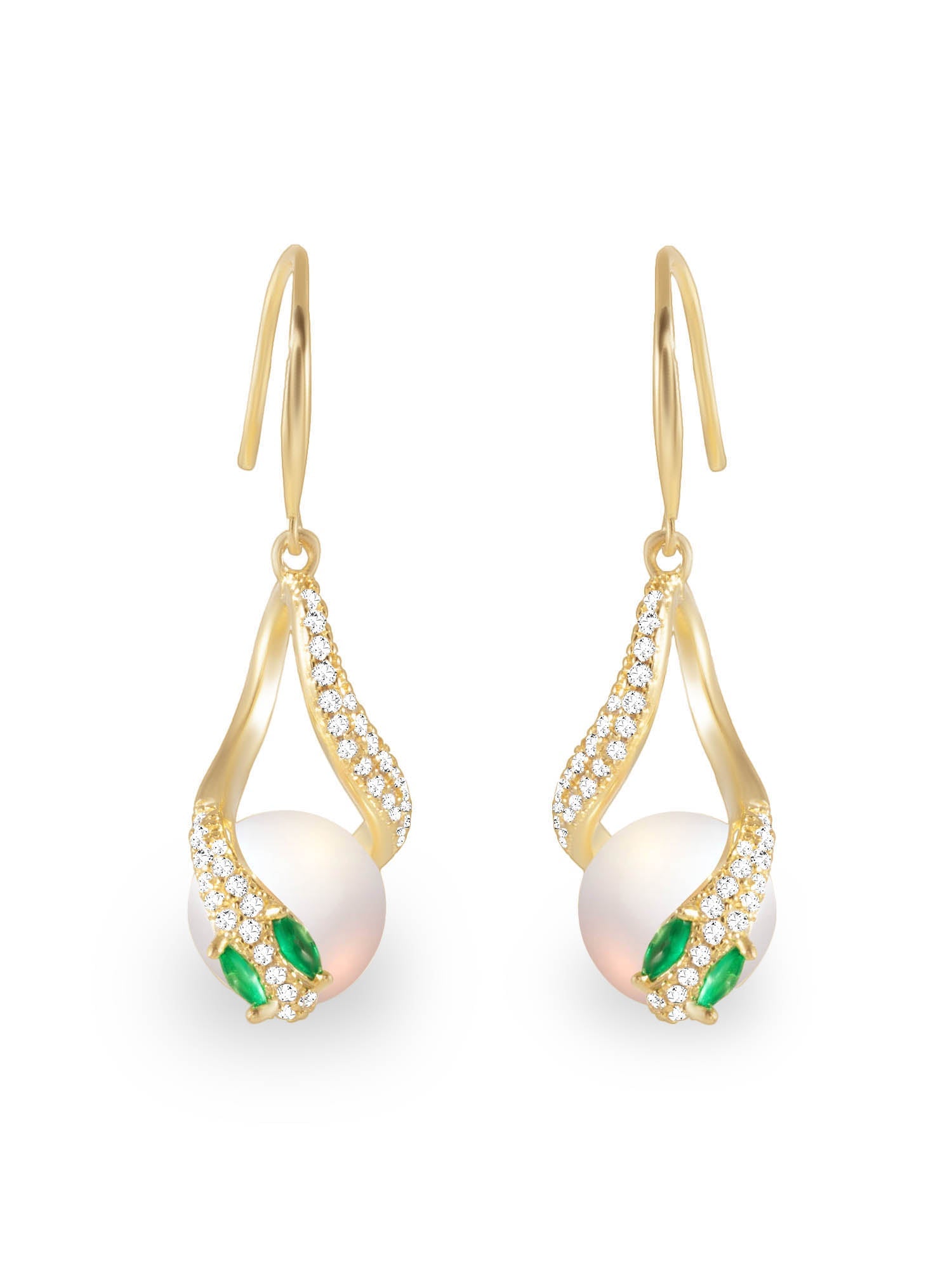 Serpent's Radiance Earring - Drama Jewelry