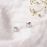 Silver Hello Kitty Studs (Earrings) Dhanaza