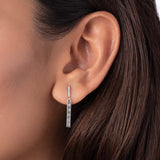 Silver Iconic Cartier Inspired Earrings Dhanaza